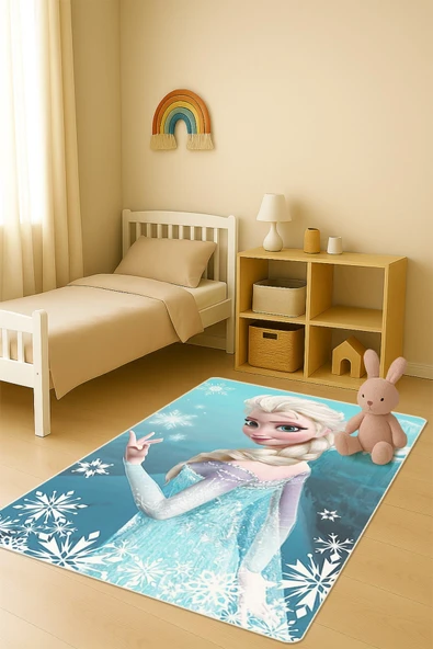 Modern Dijital Baskı Kaymaz Taban Çocuk ve Genç Odası Halısı H0961 RENKLİ 200 X 300 ürün görseli 1