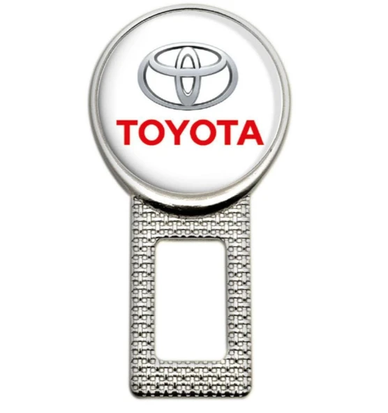 TOYOTA METAL KEMER GÖRSELİ 2 ADET ÇİFT YÖNLÜDÜR LOGOSU ürün görseli 1