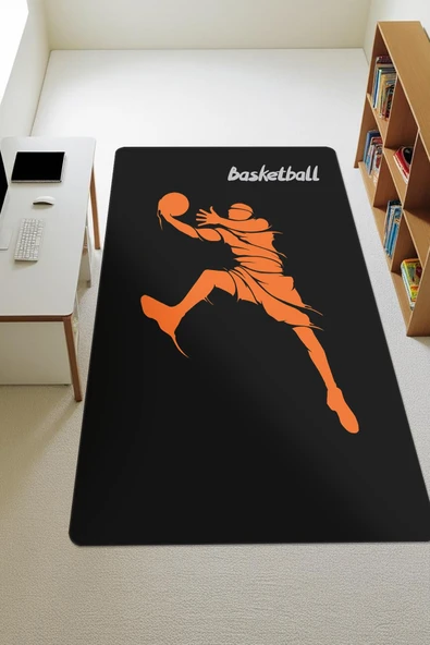 Modern Dijital Baskı Kaymaz Taban Çocuk ve Genç Odası Halısı H0656 RENKLİ 140 X 200 ürün görseli 1