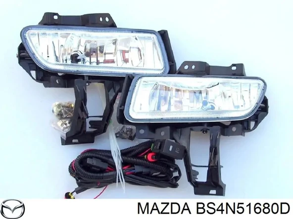 Sıs Farı Sag Spor Tıp Japon Mazda 3 (Bk) 43983 44049 (Oem No: Bs4N-51-680D) ürün görseli 1