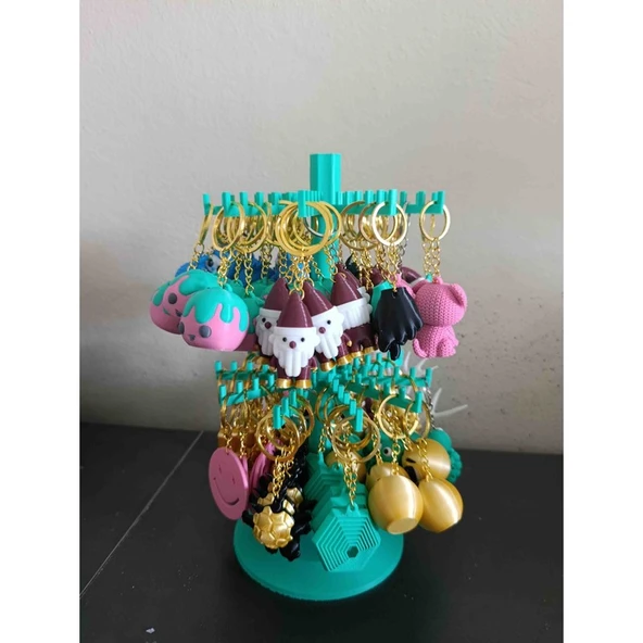 Urartu3d 100 Adet Karışık Anahtarlık Stand Hediyeli ürün görseli 1