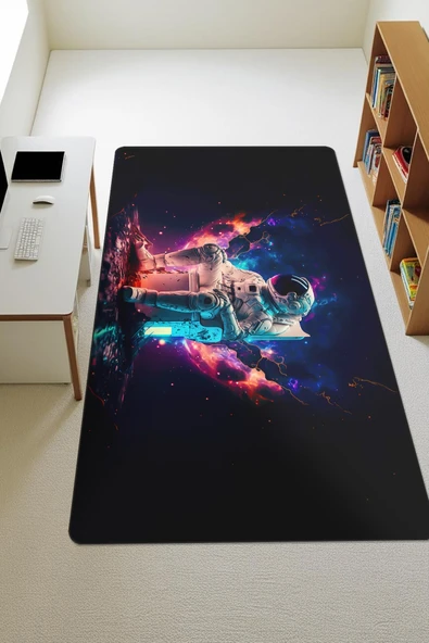 Modern Dijital Baskı Kaymaz Taban Çocuk ve Genç Odası Halısı H0667 RENKLİ 80 X 200 ürün görseli 1