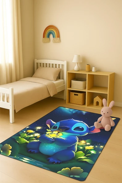 Modern Dijital Baskı Kaymaz Taban Çocuk ve Genç Odası Halısı H0990 RENKLİ 80 X 300 ürün görseli 1