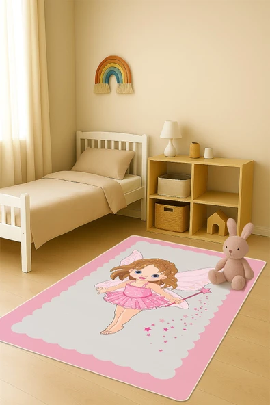Modern Dijital Baskı Kaymaz Taban Çocuk ve Genç Odası Halısı H0609 RENKLİ 100 X 200 ürün görseli 1
