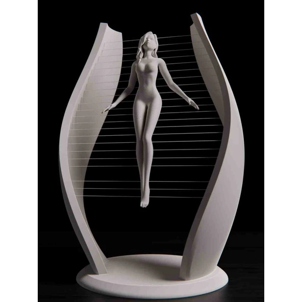 Urartu3d Auraline – Modern Sanatsal Kadın Figürü Dekor ürün görseli 1