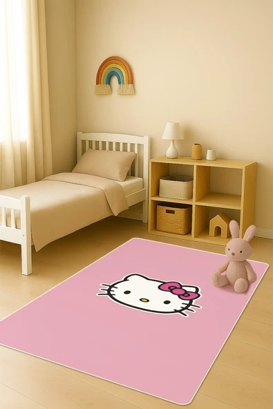 Modern Dijital Baskı Kaymaz Taban Çocuk ve Genç Odası Halısı H0593 RENKLİ 160 X 230 ürün görseli 1
