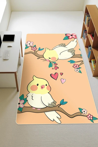 Modern Dijital Baskı Kaymaz Taban Çocuk ve Genç Odası Halısı H0806 RENKLİ 180 X 280 ürün görseli 1