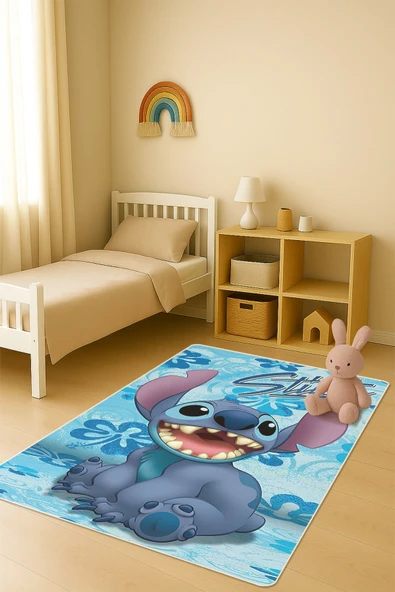 Modern Dijital Baskı Kaymaz Taban Çocuk ve Genç Odası Halısı H0992 RENKLİ 80 X 150 ürün görseli 1