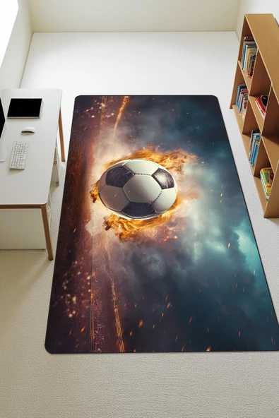 Modern Dijital Baskı Kaymaz Taban Çocuk ve Genç Odası Halısı H0649 RENKLİ 180 X 280 ürün görseli 1