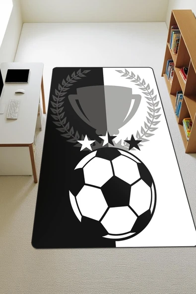 Modern Dijital Baskı Kaymaz Taban Çocuk ve Genç Odası Halısı H0907 RENKLİ 80 X 200 ürün görseli 1
