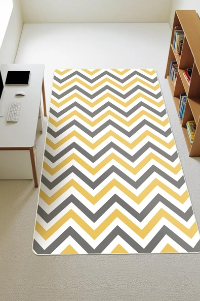 Modern Dijital Baskı Kaymaz Taban Çocuk ve Genç Odası Halısı H0645 RENKLİ 80 X 300 ürün görseli 1