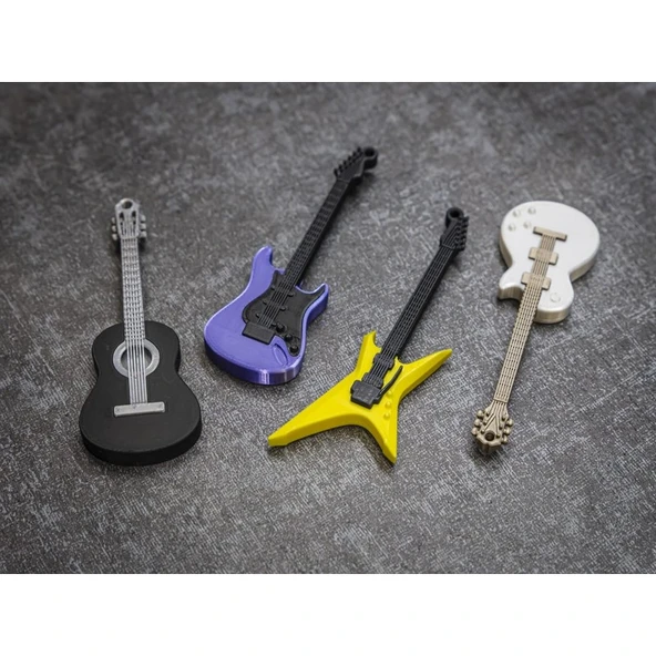 Urartu3d Mini Gitar Anahtarlık ürün görseli 1