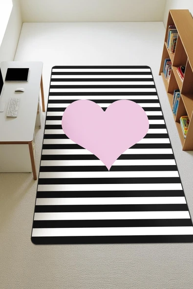 Modern Dijital Baskı Kaymaz Taban Çocuk ve Genç Odası Halısı H0619 RENKLİ 100 X 300 ürün görseli 1