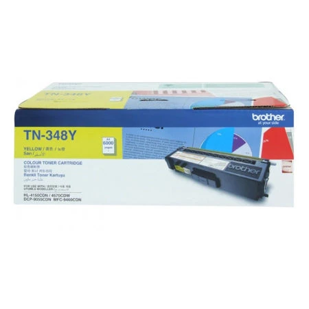 BROTHER TN-348Y SARI ORJİNAL TONER ürün görseli 1