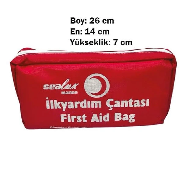 35 Parça Bez Çantalı İlk Yardım Kiti - Resim 3