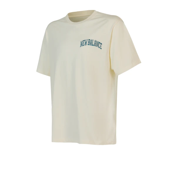 New Balance   NB Lifestyle Unisex Tshirt Uniseks Krem T-Shirt - UNT1601 ürün görseli 1