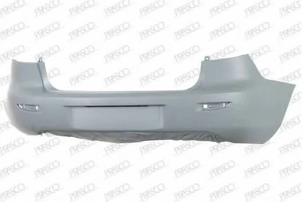 Mazda 3 Sedan 2003-2006 Arka Tampon Siyah (Pla Ka Reflektör Delikli Tyg) (Adet) (Oem No:Bn8V50221Faa) ürün görseli 1