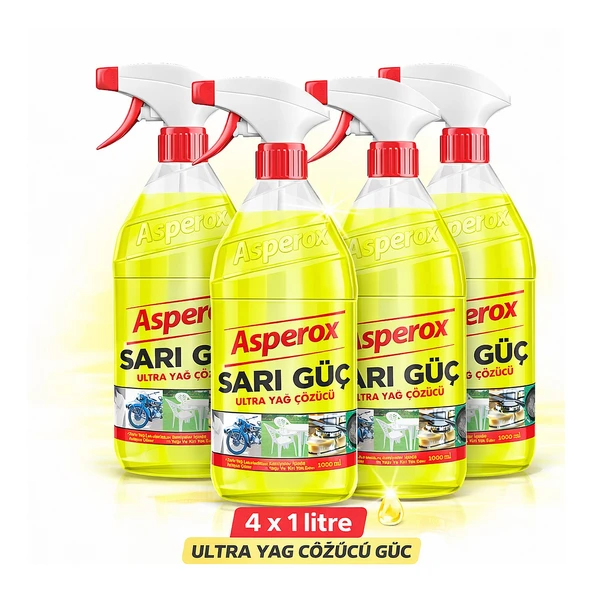 Sarı Güç Çok Amaçlı Ultra Temizleyici 4 X 1 L ürün görseli 1