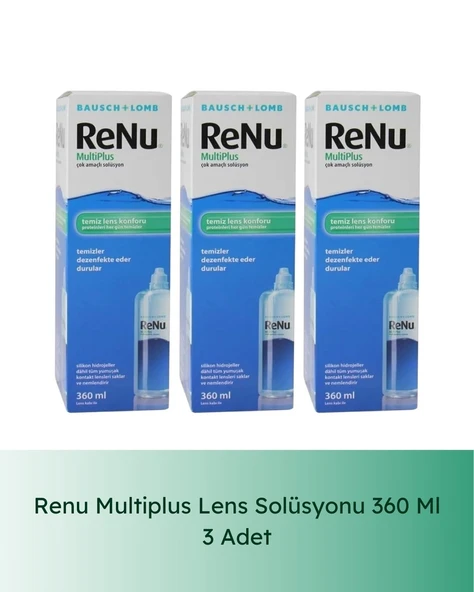 Multiplus Lens Solüsyonu 360 Ml 3 Lü Paket ürün görseli 1