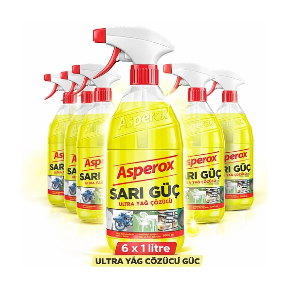 Sarı Güç Çok Amaçlı Ultra Temizleyici 6 X 1 L ürün görseli 1
