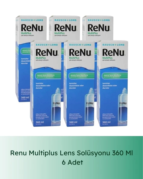Renu Multiplus Lens Solüsyonu 360 Ml 6 Lı Paket ürün görseli 1