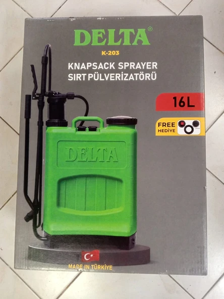 Delta Sırt Pulverizatörü 16 Litre İlaçlama Pompası ürün görseli 1