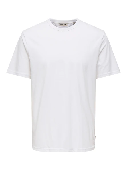 Only & Sons   ONSSMART LIFE REG SS TEE Erkek Beyaz T-Shirt - 22026726 ürün görseli 1