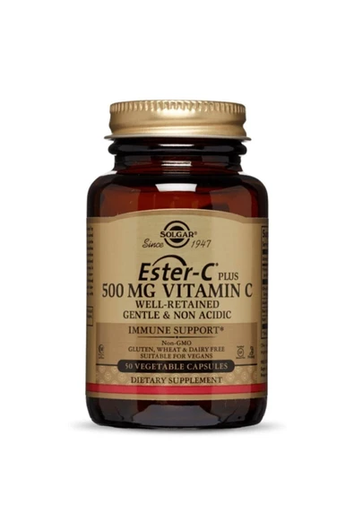 Solgar Ester C Plus 500 Mg 50 Tablet ürün görseli 1