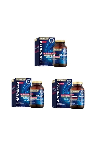 Normal Kolajen Oluşumuna Katkıda Bulunan Artroflex Hya C-ıı 90 Tablet*3 ürün görseli 1