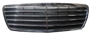 Mercedes E Class - W210 2000-2002 Ön Panjur Komple Nikelajlı - Siyah (Avantgarde) (Tyg) (Adet) (Oem No:2108880015) ürün görseli 1