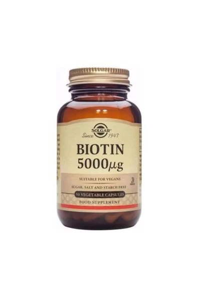 Solgar Biotin 5000 Mcg 50 Kapsül+ Ester-c Plus 500 Mg 50 Kapsül - Resim 2