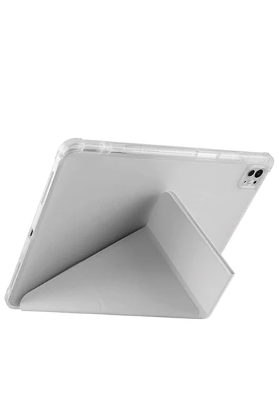 iPad Pro 13 (2024) Kılıf Kalemlikli Mars Tablet Kılıfı - Rose Gold ürün görseli 1