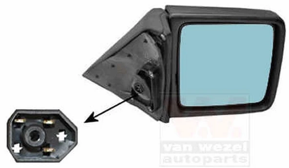Mercedes 124 201 1986 1995 Dış Dikiz Aynası Sağ Elektrıklı Kapaklı  Cam Dahıl (Oem No:A1248106816) ürün görseli 1