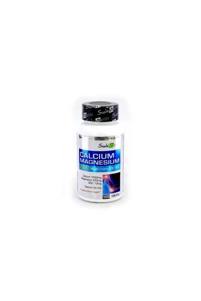 Suda Vitamin Calcium Magnesium Zinc Plus 100 Tablet -va569 ürün görseli 1