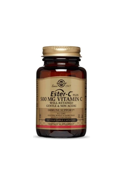 Solgar Biotin 5000 Mcg 50 Kapsül+ Ester-c Plus 500 Mg 50 Kapsül - Resim 3