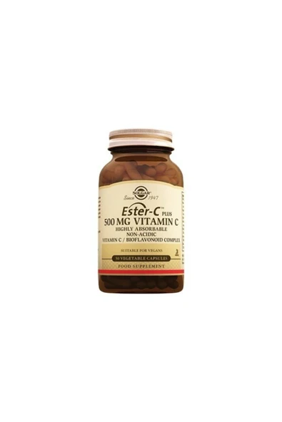 Solgar Ester C Plus 500 Mg 50 Kapsül ürün görseli 1