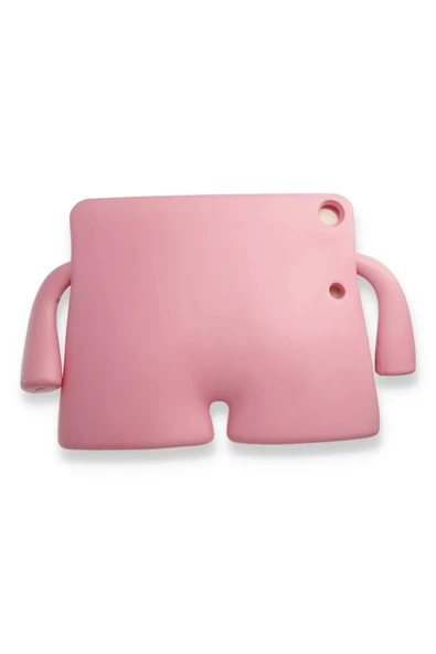 iPad 2022 10.9 (10.nesil) Kılıf Karakter Tablet Silikon - Açık Pembe ürün görseli 1