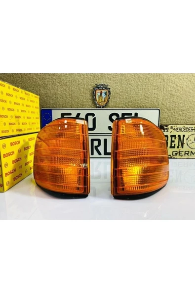 Mercedes W126 80 91 Sinyal Lambası Sol Beyaz (Oem No:A0008209021) ürün görseli 1