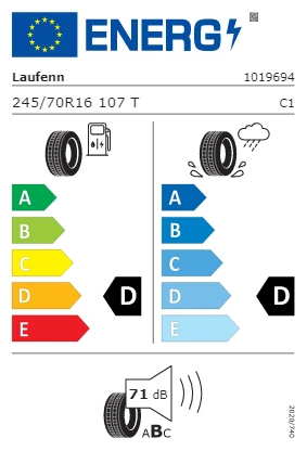 Laufenn 245/70 R16 107T X Fit HT LD01 Oto Yaz Lastiği (Üretim Yılı: 2024) ürün görseli 1