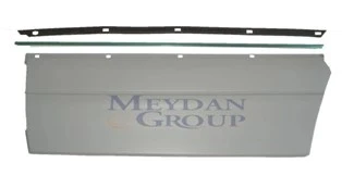 Mercedes W140 1995-1998 S Sl Class - Arka Kapı Bandı Sol Gri Uzun Tip (Nikelajı İle Birlikte) (Adet) (Oem No:1406907340) ürün görseli 1