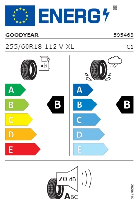 Goodyear 255/60 R18 112V XL Eagle Sport 2 SUV Oto Yaz Lastiği (Üretim Yılı: 2025) ürün görseli 1