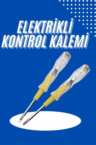 Çift Uçlu Kalemi Elektrik Test Kalemi Şeffaf - Resim 2