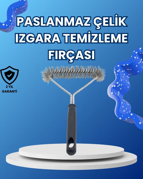 Paslanmaz Çelik Izgara Temizleme Fırçası Mangal Barbekü İçin ürün görseli 1