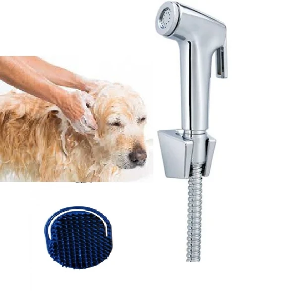 Sprey El Duşu Kedi Köpek Yıkama Tabancası Seti Ve Kedi Köpek Yıkama Tarağı ürün görseli 1