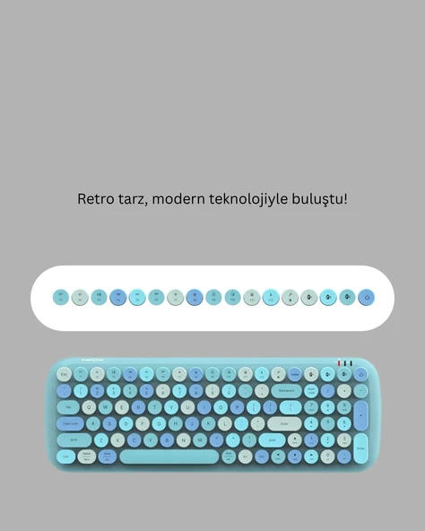 Kablosuz Klavye Mouse Seti - Resim 2