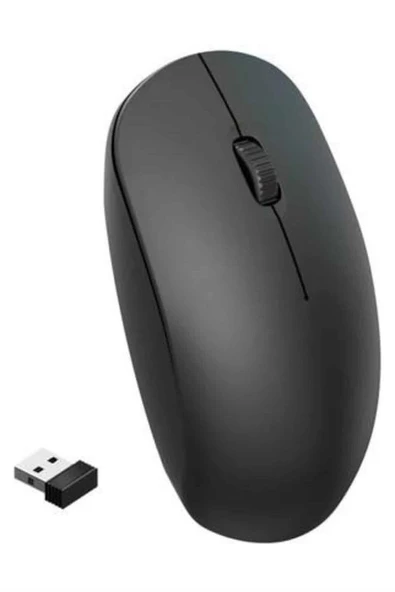 Siyah Kablosuz Mouse Wireless Mouse Tasarım - Resim 5