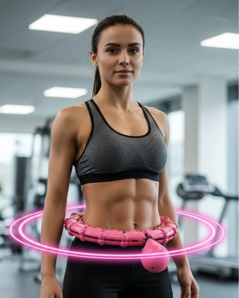 Masajlı Akıllı Hula Hoop Ayarlanabilir Fitness Çemberi ürün görseli 1