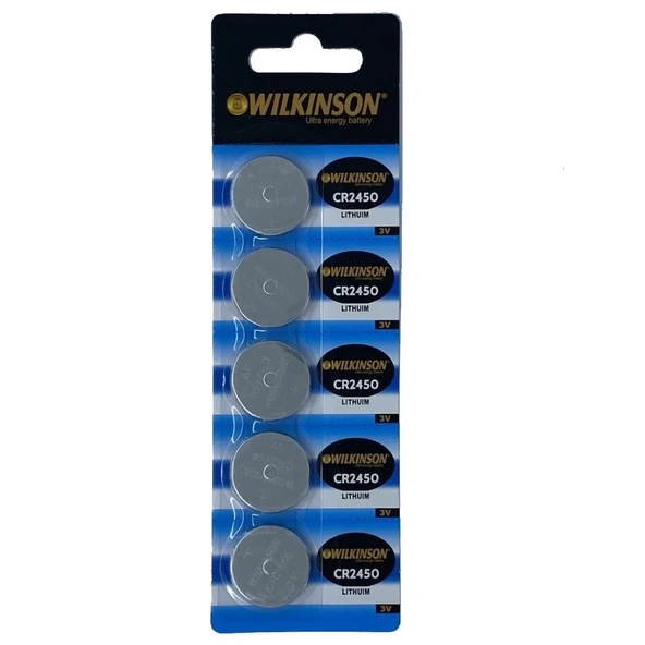 Wılkınson 2450 3V Lityum Düğme Pil 5'Li Paket ürün görseli 1