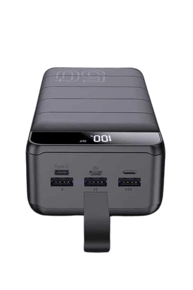 Çoklu Şarj Girişi 50.000 Mah Taşınabilir Dijital Göstergeli ürün görseli 1