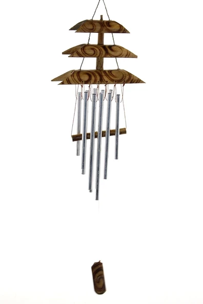 Bambu Metal Çanlı Rüzgar Çanı Repot-4 ürün görseli 1
